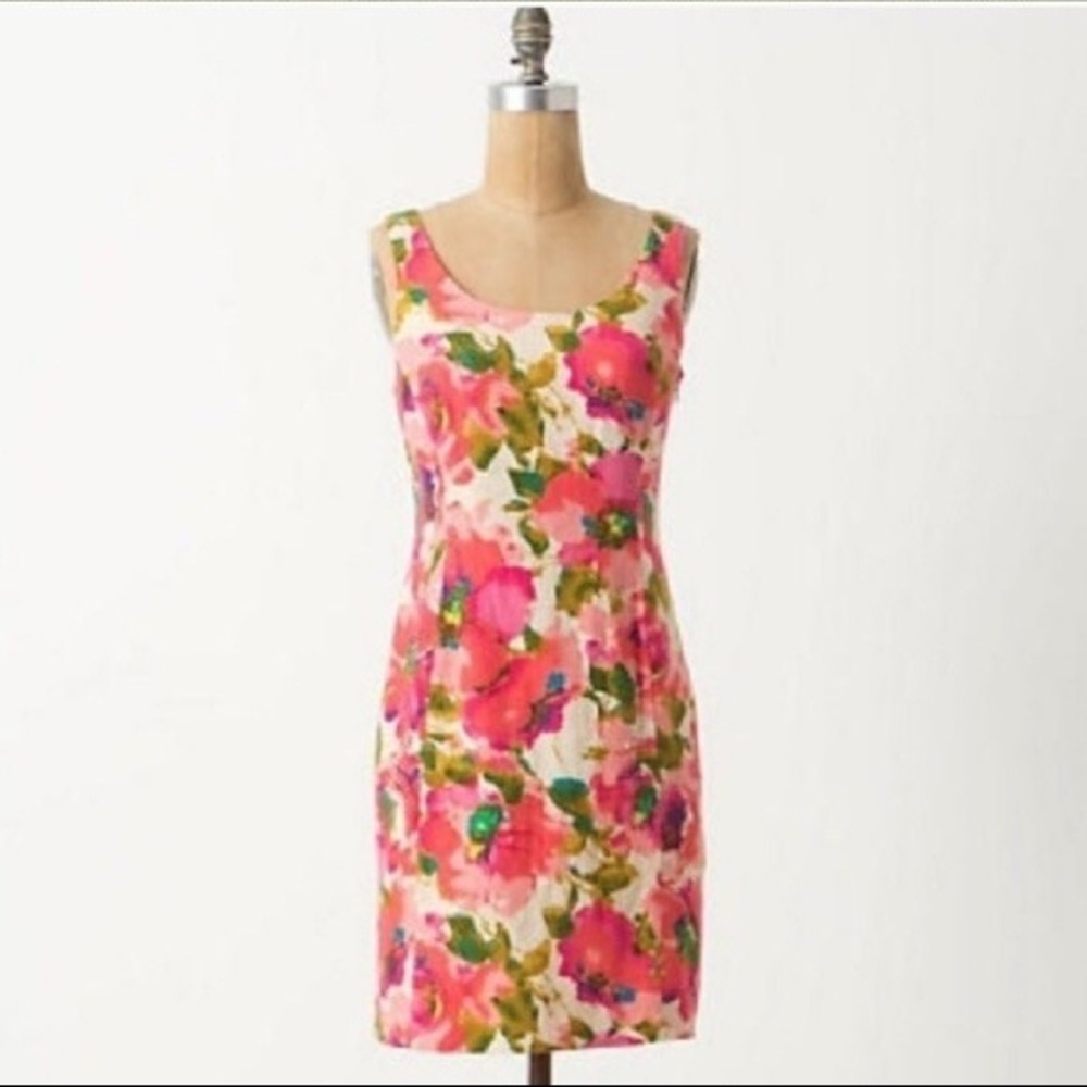 Anthropologie Postmark Watercolor Blushing Olena